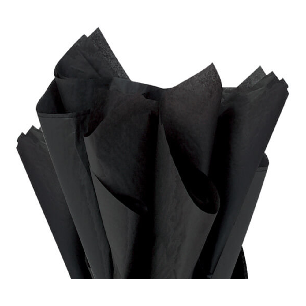 Black Tissue Paper Squares, Bulk 24 Sheets, Presents by Feronia packaging,  Made In USA Large 20 Inch x 30 Inch 